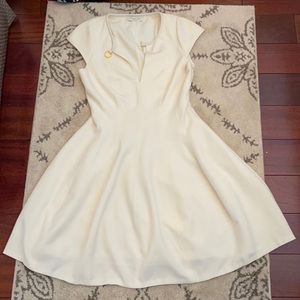 Halston Hertitage white dress